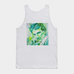 NIKOLA TESLA watercolor portrait .9 Tank Top